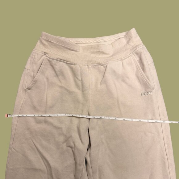 DKNY Sport Beige Wide-Leg Lounge Pants – Soft Cotton Blend, Relaxed Fit Size S - Picture 7 of 10